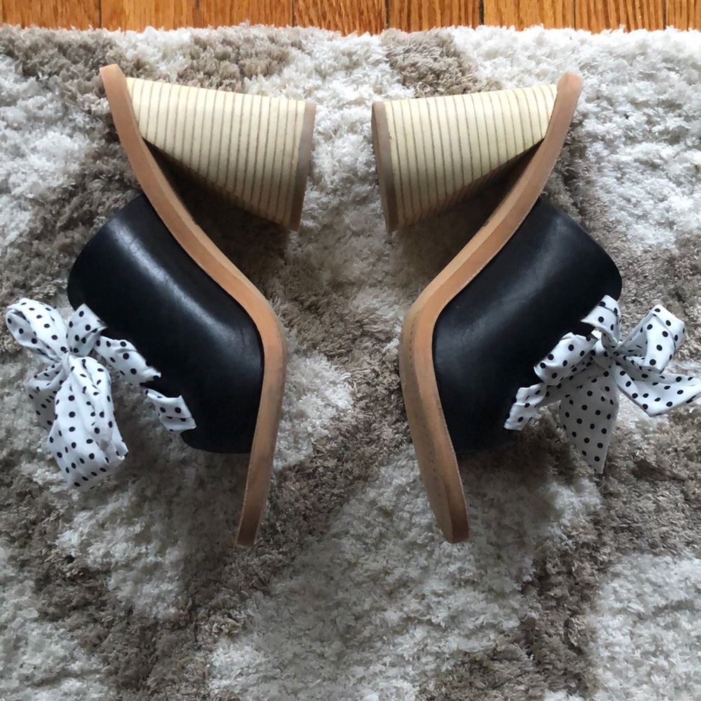 Dolce Vita Black Polka Dot Amber Sandal, Size 7.5 - Picture 5 of 8